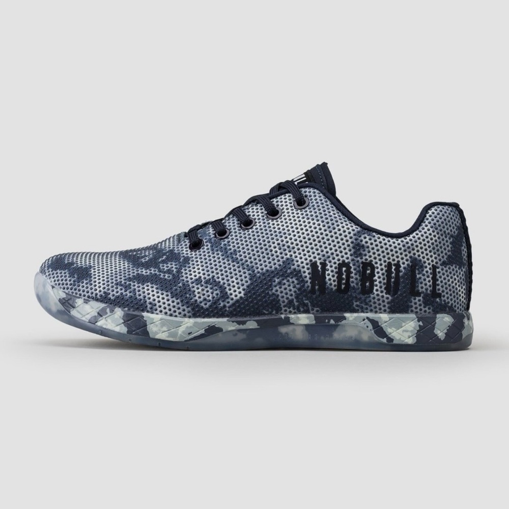 NOBULL Navy Camo Trainers